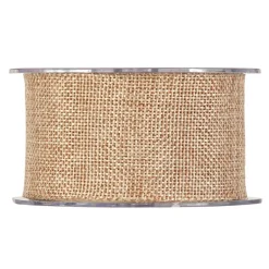 RUBAN EN LIN NATUREL 50MMX15M