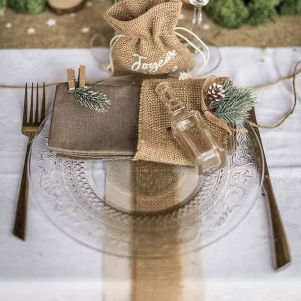 RUBAN JUTE NATURELLE 5 X 5 CM