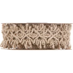 RUBAN MAILLE JUTE 20MMX10M NATURE