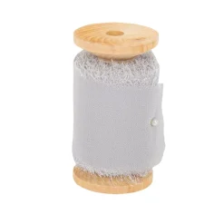 RUBAN MOUSSELINE SOIE EFFILOCHÉ 5CMX5M GRIS ORAGE