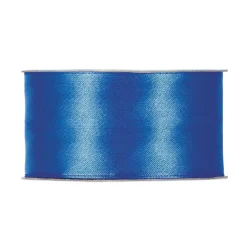 RUBAN SATIN DOUBLE FACE 40MMX25M BLEU BRILLANT