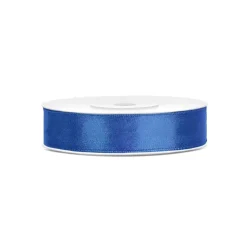 RUBAN SATIN DOUBLE FACE 12MMX25M BLEU ROYAL