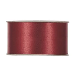 RUBAN SATIN DOUBLE FACE 40MMX25M BORDEAUX