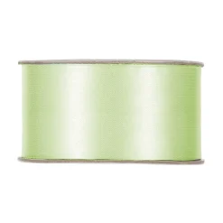 RUBAN SATIN DOUBLE FACE 40MMX25M CITRON VERT