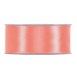 RUBAN SATIN DOUBLE FACE 40MMX25M FRAISE GLACÉE