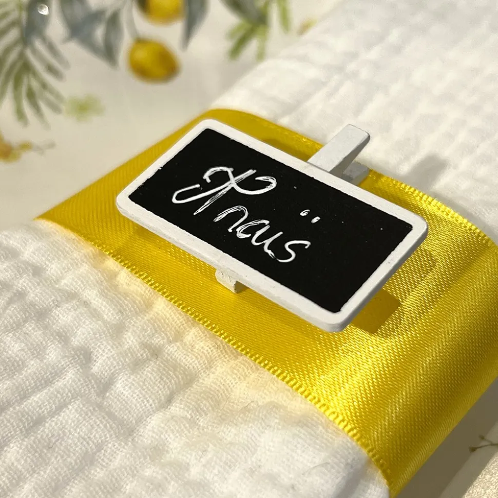 RUBAN SATIN DOUBLE FACE 40MMX25M JAUNE FONCÉ