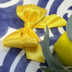 RUBAN SATIN DOUBLE FACE 40MMX25M JAUNE FONCÉ