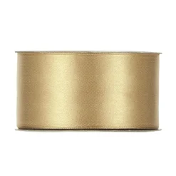 RUBAN SATIN DOUBLE FACE 40MMX25M OR