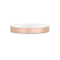 RUBAN SATIN DOUBLE FACE 6MMX25M PÊCHE