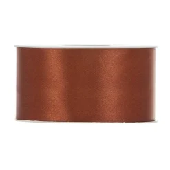 RUBAN SATIN DOUBLE FACE 40MMX25M ROUILLE