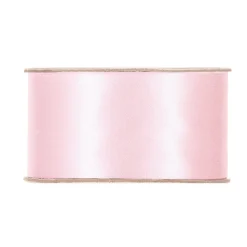 RUBAN SATIN DOUBLE FACE 40MMX25M ROSE
