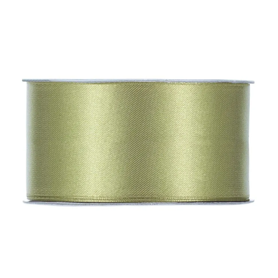 RUBAN SATIN DOUBLE FACE 40MMX25M SAUGE