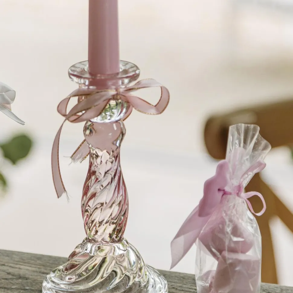 RUBAN SATIN LISERÉ OR 1CMX5M ROSE