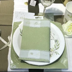 RUBAN SOIE EFFILOCHÉ AMOUR OR 4CMX3M BLANC
