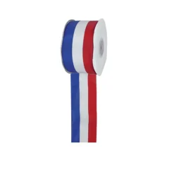 RUBAN TRICOLORE TISSU 25MMX25M