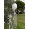 RUBAN TULLE POLYESTER VIVE LES MARIÉS 8CMX10M OR