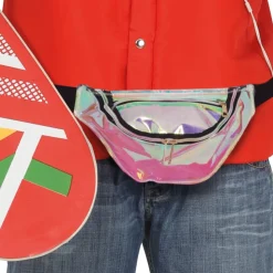 SAC BANANE ANNÉES 80 HOLOGRAPHIQUE ADULTE