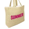 SAC CABAS ÉTÉ RAPHIA TUFTE SUMMER 52X16X38CM