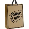 SAC CADEAU CARTON PLAISIR OFFRIR 32X6.5X40CM KRAFT