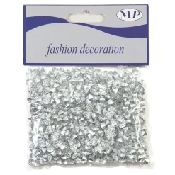 SAC DE DIAMANTS DÉCO 6 MM ARGENT 50 G