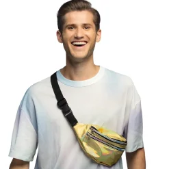 SAC DE TAILLE FESTIF HOLOGRAPHIQUE OR ADULTE