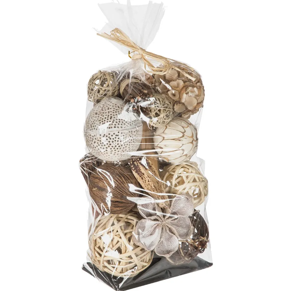 SACHET DE BOULES NATURELLES DECORATIVES