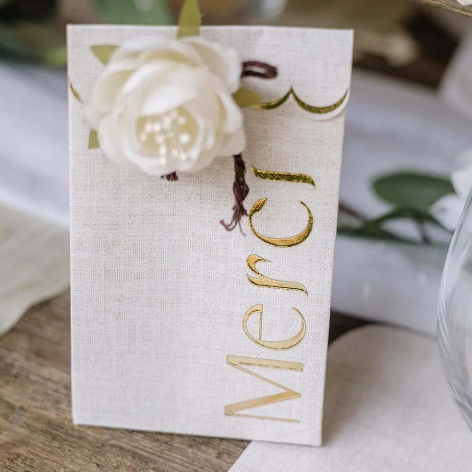 10 SACHETS CARTON COMMUNION 7.5X12.5X4.5CM LIN