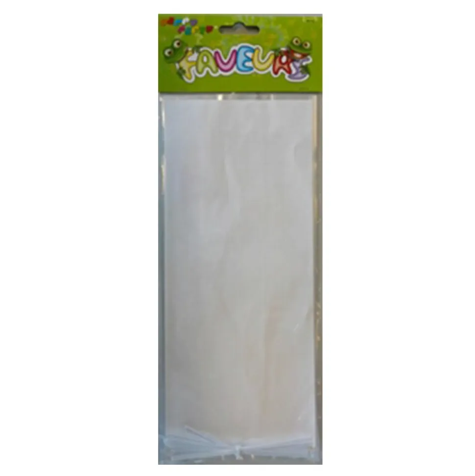 8 SACHETS CELLOPHANE TRANSPARENT