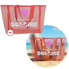 SAC PLAGE MESH TOUJOURS SOLAIRE 37X57X15CM ROUGE