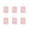 6 SACS CADEAU HALLOWEEN SQUELETTE 14X18X6 CM