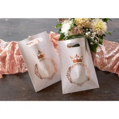 10 SACS CADEAUX PAPIER PETITE PRINCESSE 16.5X23CM