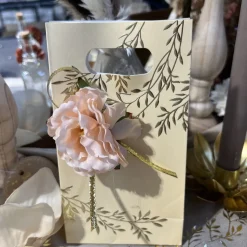 6 SACS GOODIES CARTON BELLA TERRA 10X18X5CM BLUSH
