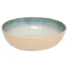 SALADIER MÉLAMINE SOLÈNE 25X9.6CM TURQUOISE