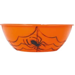 SALADIER RÉUTILISABLE TOILE ARAIGNÉE 27X9CM ORANGE