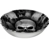 SALADIER RÉUTILISABLE TÊTE DE MORT 27X9CM NOIR