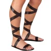SANDALES ROMAINES MARRONS ADULTE