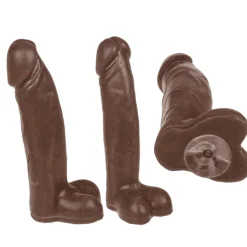 SAVON PÉNIS VENTOUSE ÉROTISME 120G 15X6.5CM BRUN