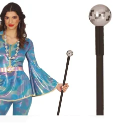 SCEPTRE BOULE À FACETTES DISCO 50CM ARGENT