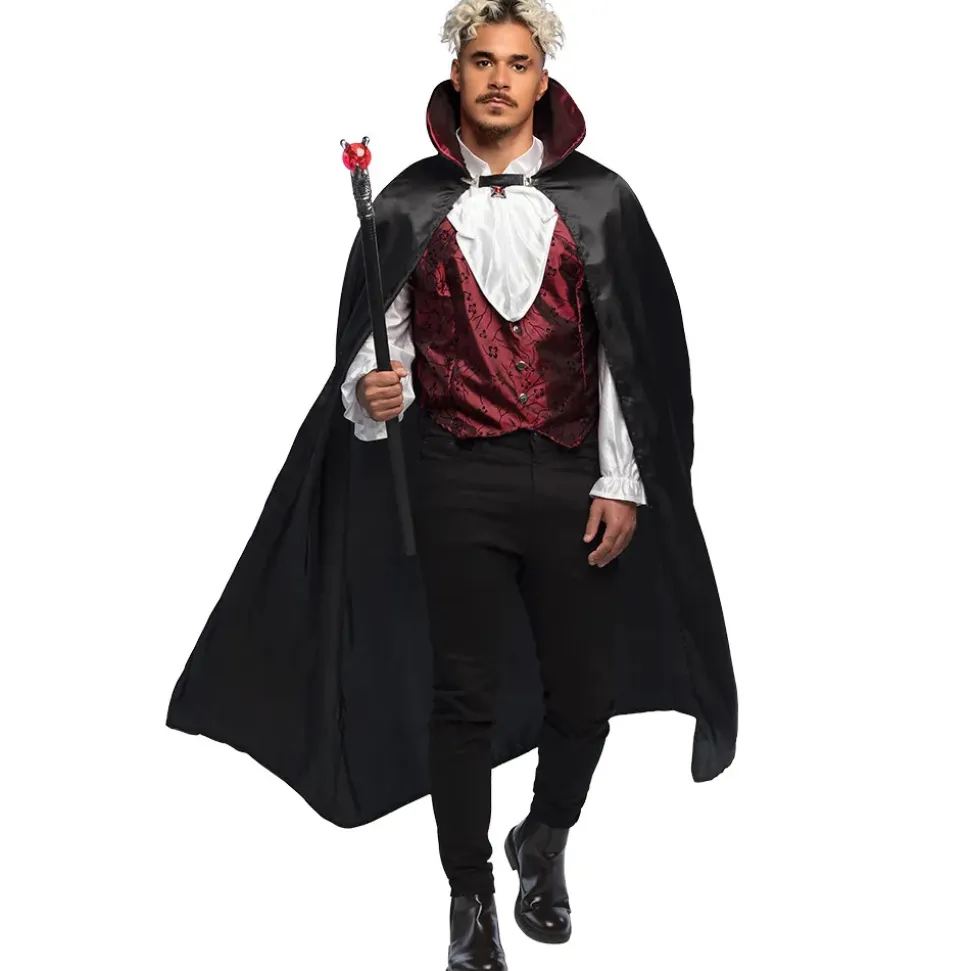 SCEPTRE DÉMONTABLE VAMPIRE GRIFFE BOULE 78CM NOIR