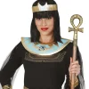 SCEPTRE ÉGYPTIEN ÂNKH 50CM OR