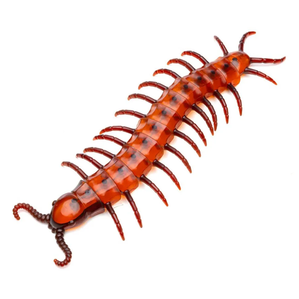 SCOLOPENDRE ARTICULÉ 45CM ROUGE