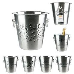 SEAU A CHAMPAGNE ACIER 22CM