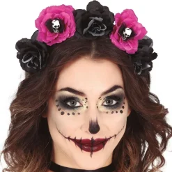 SERRE-TÊTE CATRINA FLEUR ARTIFICIEL CRÂNE FEMME