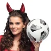 SERRE-TÊTE CORNES DE DIABLE ROUGE PAILLETÉ