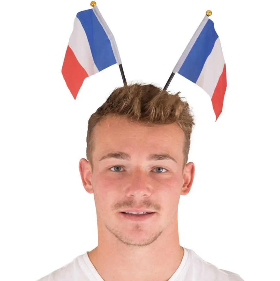 SERRE-TÊTE DRAPEAUX TRICOLORE FRANCE ADULTE