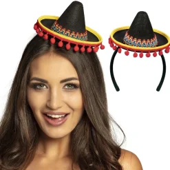 SERRE-TÊTE SOMBRERO MEXIQUE MULTICOLORE
