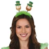 SERRE-TÊTE VISAGE LEPRECHAUN SAINT PATRICK