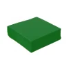 40 SERVIETTES COCKTAIL PAPIER 25CM VERT FONCÉ