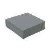 40 SERVIETTES COCKTAIL PAPIER 25CM GRIS ACIER