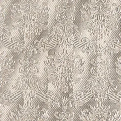 15 SERVIETTES ÉLÉGANCE TAUPE 33X33 CM